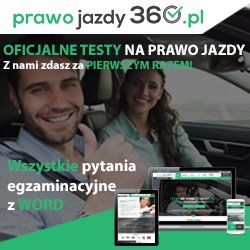 Baner serwisu prawo-jazdy-360.pl do zamieszenia na stronie zewnętrznej 250x250