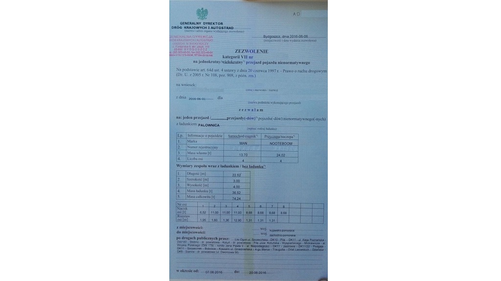 Czy kierując pojazdem nienormatywnym masz obowiązek mieć przy sobie i okazywać uprawnionym osobom zezwolenie na przejazd?