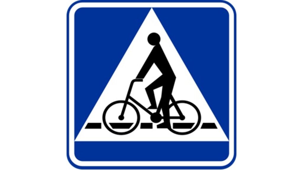 Czy widząc ten znak drogowy jesteś zawsze obowiązany zatrzymać pojazd widząc rowerzystę zbliżającego się do przejazdu?