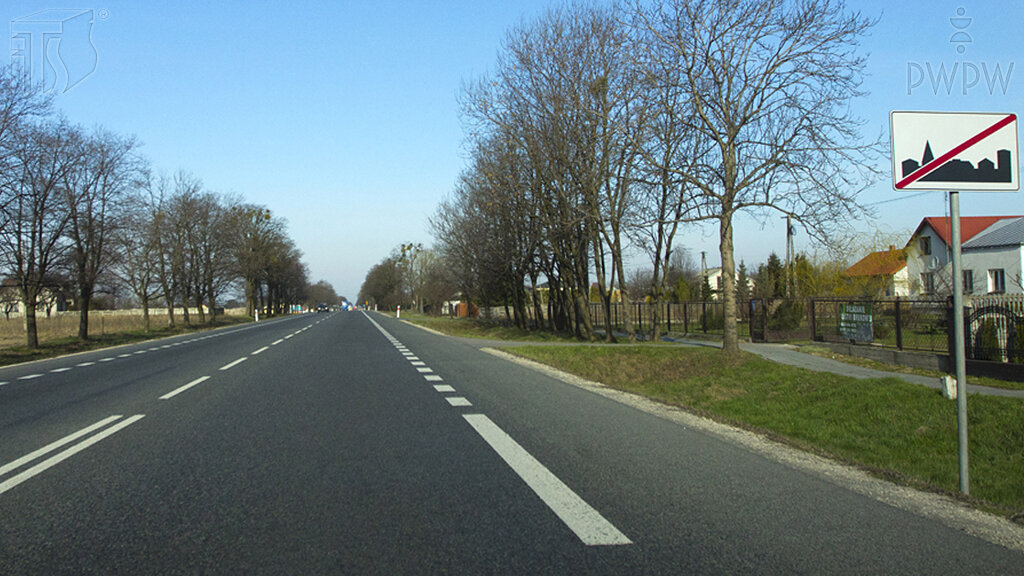 Czy ten znak oznacza wyjazd z obszaru zabudowanego?