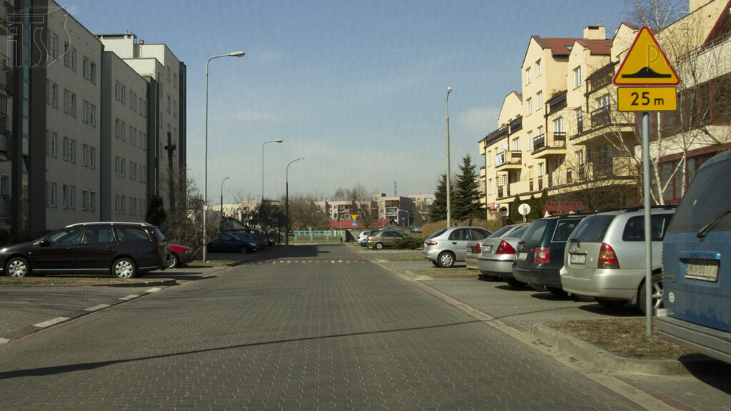 Czy w przedstawionej sytuacji jesteś ostrzegany o wypukłości na jezdni zastosowanej w celu spowolnienia ruchu?